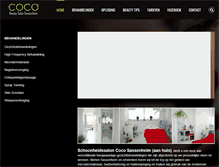 Tablet Screenshot of beautysaloncoco.com
